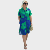 Сара – Рокля с цветен десен