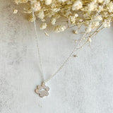 Елегантно сребърно колие с лапа, изработено от неръждаема стомана