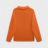 Габриела - Дамска блуза с цип и плетена плетка