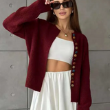 КАРДИГАН С БУТОН ДЕТАЙЛИ NOELLE