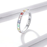 Пръстен с отпечатък от лапа, изработен от S925 сребро