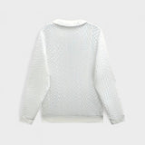 Габриела - Дамска блуза с цип и плетена плетка
