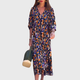 Дора | Макси рокля с ретро стил