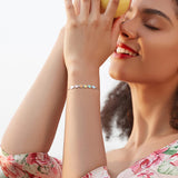 Браслет с отпечатък от лапа на куче от сребро – Регулируем браслет