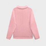 Габриела - Дамска блуза с цип и плетена плетка