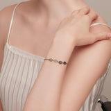 Браслет с отпечатък от лапа на куче от сребро – Регулируем браслет