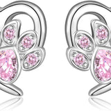 Обеците с отпечатъци от лапи и сърце – бижута за любители на животни