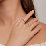 Пръстен с отпечатък от лапа, изработен от S925 сребро