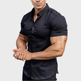 Рикардо | Риза с къс ръкав Slim Fit