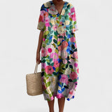 Лорена - Шарена лятна рокля