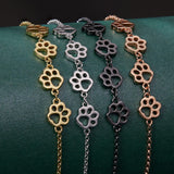 Браслет с отпечатък от лапа на куче от сребро – Регулируем браслет