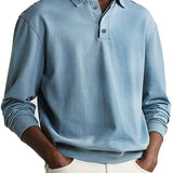 Елиас – Поло с Бутонки и Едноцветен Цвят