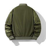 Бомбер яке - Смеска от полиестер с канелирован завършек и еластична настройка