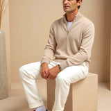 Кардиган - Смесена плетка с прилепнал силует и меки слоеве