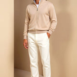 Кардиган - Смесена плетка с прилепнал силует и меки слоеве