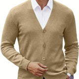 Франсиско | Кардиган с открит преден край от смесен полиестер