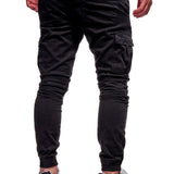 Калъфи Cargo Joggers - Смес от полиестер с тънък кройка и джобно съхранение