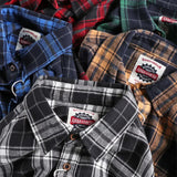 Риза от фланела - Завършек с четкане и джоб на гърдите