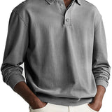 Елиас – Поло с Бутонки и Едноцветен Цвят