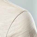 Риза Хенли – Яка с копчета и плоски долни слоеве