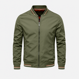 Яке - Смеска от полиестер с рипсено яке и лесни слоеве