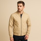 Яке - Смеска от полиестер с рипсено яке и лесни слоеве