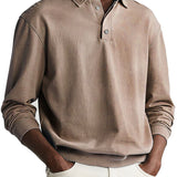 Елиас – Поло с Бутонки и Едноцветен Цвят