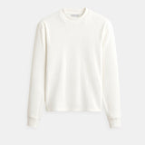 Суичър от плетиво – Дълги ръкави с канелирана текстура и стабилна форма