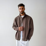 Бернардино | Структуриран трикотажен жилетка