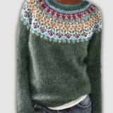 Celina™ - Уютен ретро пуловер