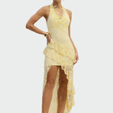 Виолетова Мини Рокля