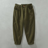 Панталони - Регулируем талия с естествена смес и гъвкава кройка