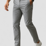 Панталони - Тясно Кройка от Мека Смес и Тясно Завършване на Глезените