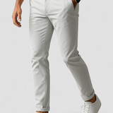 Панталони - Тясно Кройка от Мека Смес и Тясно Завършване на Глезените