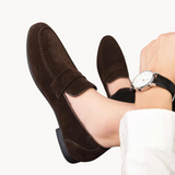 Обувки Penny Loafers - Slip On Мат и Лека Подметка