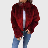 Вивиана - Елегантно Палто от Козина