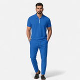 Комплект поло и панталони – Координиран външен вид от смесен текстил