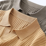 Поло от смесен лиоцел - С плоска яка и добре дефинирана форма