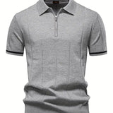 Поло риза - Модерна форма с тясна талия и гъвкава форма