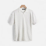 Поло риза - Смесена текстура пике и прилягащ силует за комфорт