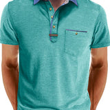 Поло риза - Смесен полиестер с копче и свеж комфорт