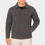 Калъфка от полиестерна смес - Плосък яка и прилягащ крой