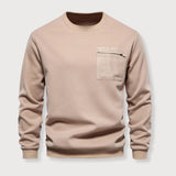 Константино | Удобен пуловер с кръгло деколте