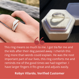 Перо на Ангел – Регулируем Пръстен с Памет