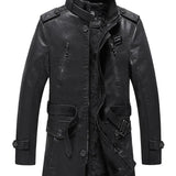 Коул - Дълго кожено яке