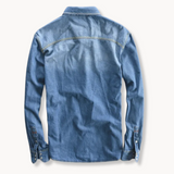 Риза - Смес от четкан текстил с копчета отпред и топло дишащо регулиране