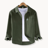 Риза - Предна част с копчета, дълъг кройка и гъвкаво и дишающе регулиране