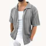 Риза – Къс ръкав на плетиво и дишаща материя