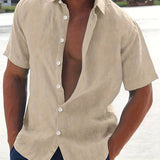 Риза - Лека смесена с къс ръкав и лесно движение