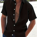 Риза - Лека смесена с къс ръкав и лесно движение